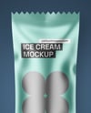 Matte Metallic Ice Cream Package Mockup