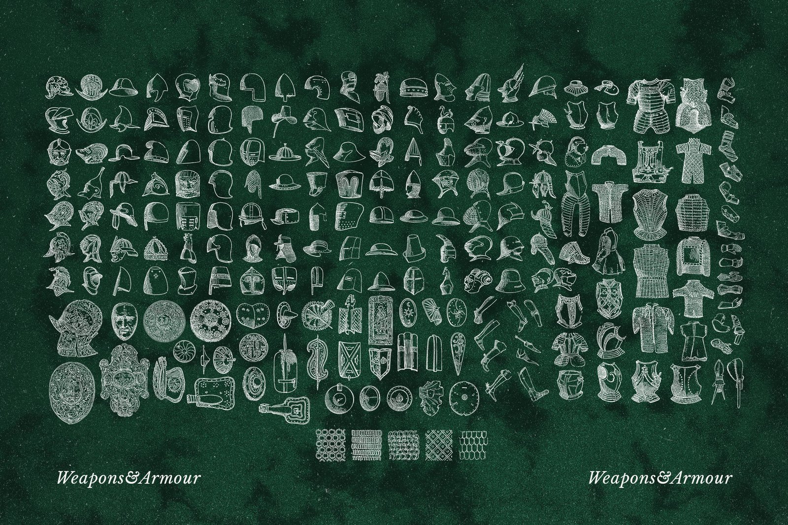 Medieval Weapons and Armour Vectors