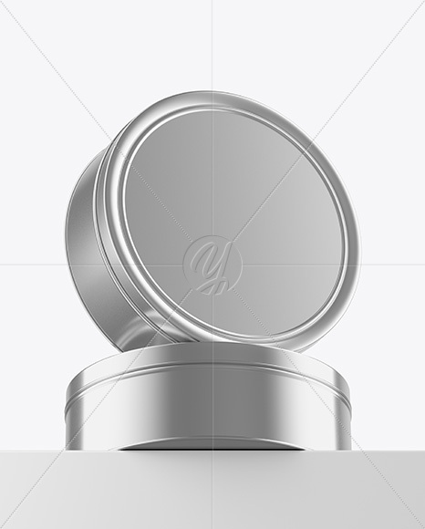 Two Round Tin Boxes Mockup