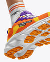 Running Shoes on Women's Leg Mockup