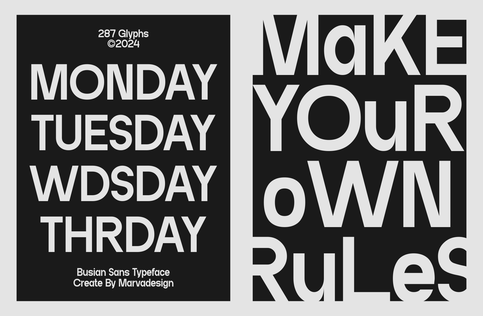 Busian Font