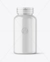 Glossy Pills Bottle Mockup