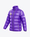 Glossy Down Jacket Mockup