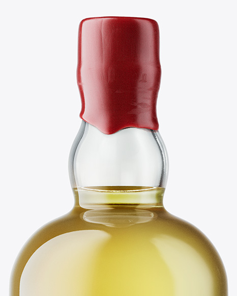 Golden Tequila Bottle Mockup