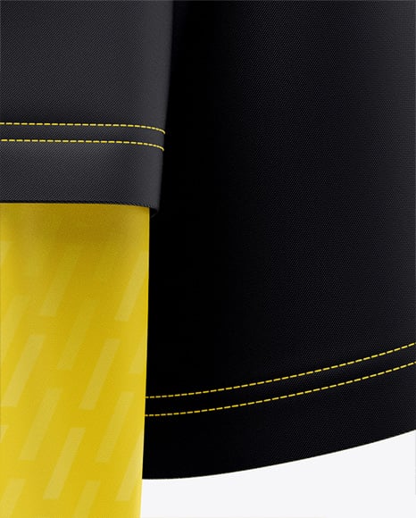 Raglan Short Sleeve Cage Jacket Mockup