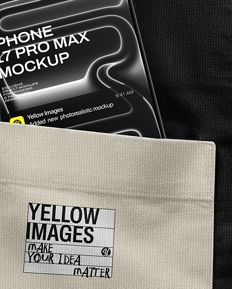 iPhone 17 Pro Max in Pocket Mockup