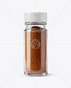 Clear Glass Jar with Steak Seasoning Mockup