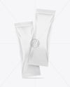 Two Glossy Sachets Mockup