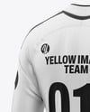 Soccer Kit Mockup - Back Half Side View