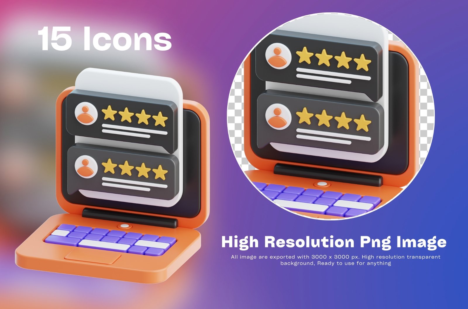 Remote Work 3d Icon