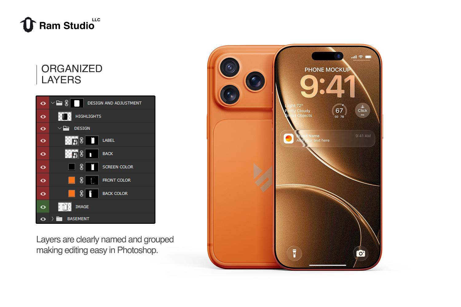 iPhone 17 Pro Max Mockup Set