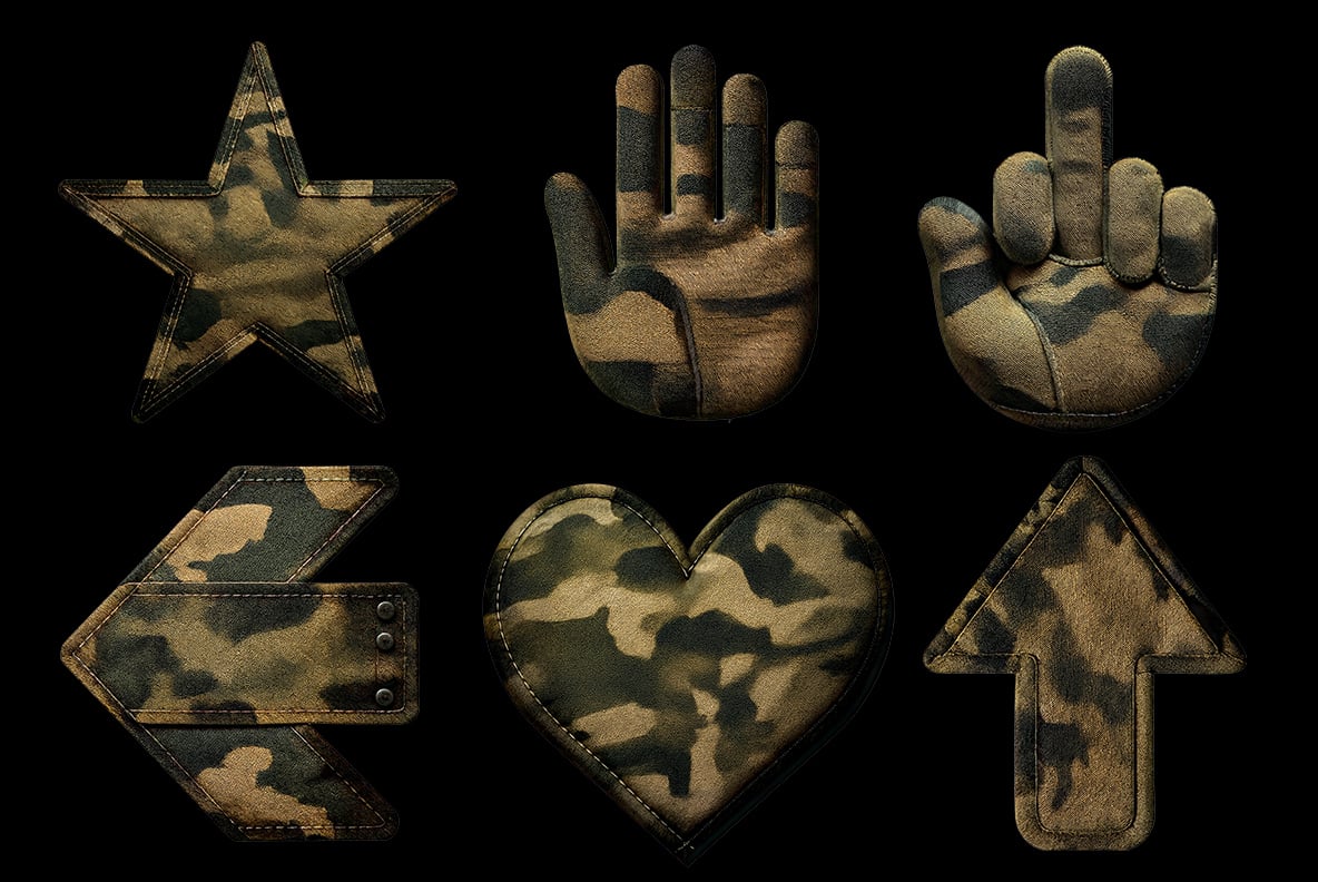 Camouflage Font
