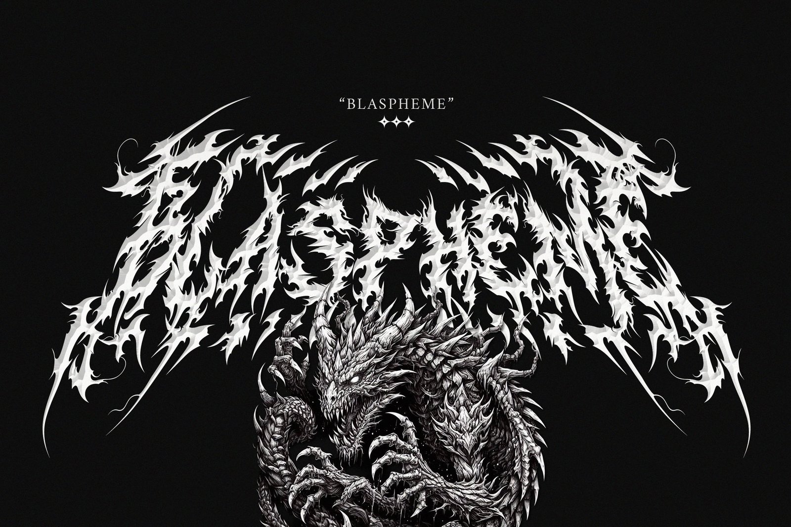Mortal Reign | Dragonic Black Metal Font