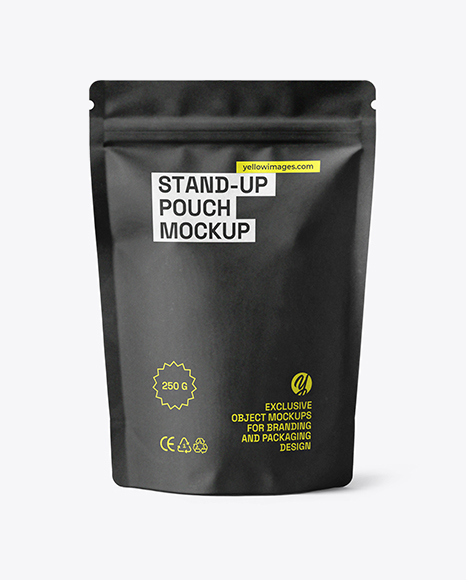 Kraft Stand Up Pouch Mockup