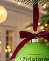 Glossy Christmas Ball Mockup