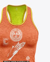 Women's Melange Tank Top Mockup