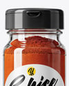 Spice Glass Jar with Sweet Paprika Mockup