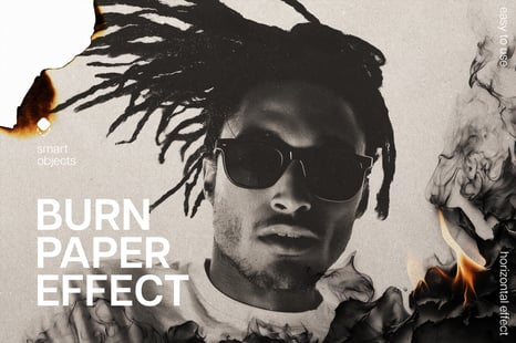 Burn Paper Photo Effect - Creative Store