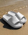 Slide Sandals on the Beach Mockup