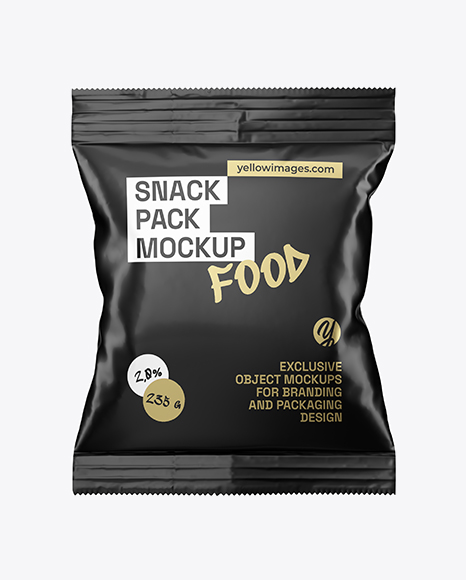 Matte Snack Pack Mockup