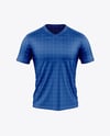 V-Neck Rugby Jersey Mockup - Front View