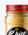 Plastic Jar with Ground Ginger Mockup