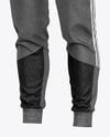 Heather Men’s Pants Mockup - Half Side View