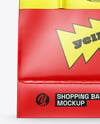 Glossy Paper Bag Mockup