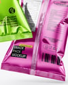 Metallic Snack Bags Mockup