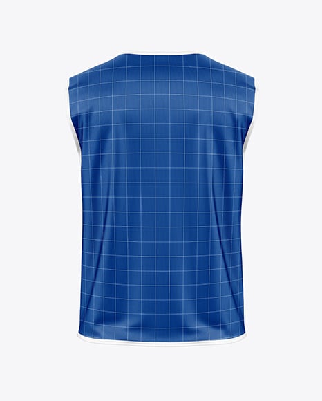 Safety Vest Mockup - Back View