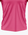 Round Collar Rugby Jersey Mockup - Front View