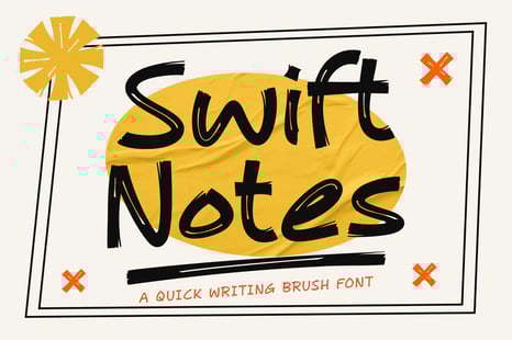 Swift Notes - Quick Brush - Fonts
