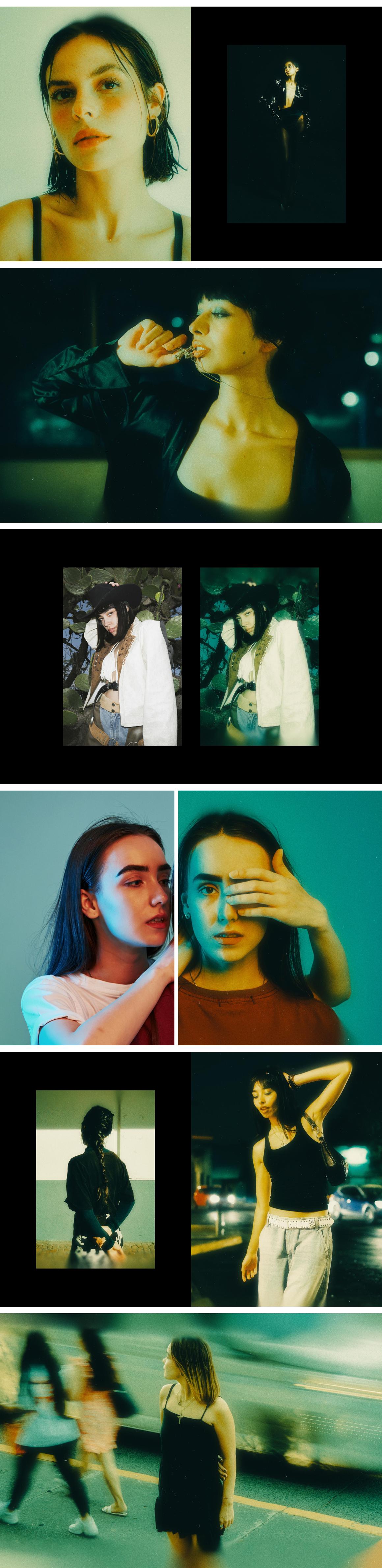 Cinematic Green Tint Photo Effect