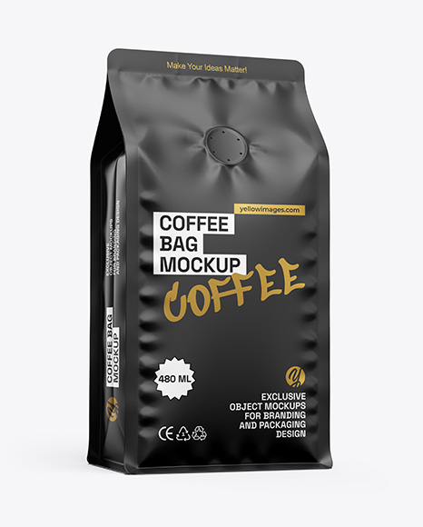 Matte Coffee Bag Mockup - Coffee+Bag+Mockup+-+Masa+Design