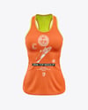 Women's Ribbed Tank Top Mockup