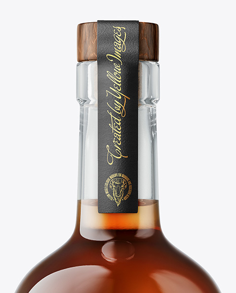 Cognac Bottle Mockup