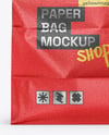 Kraft Paper Bag Mockup - Front View