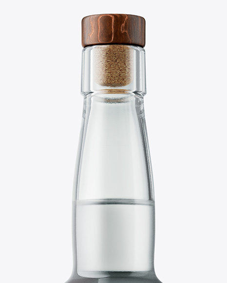 Tall Dry Gin Bottle Mockup