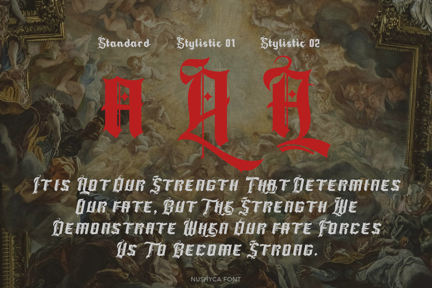 Nushyca Blackletter Font