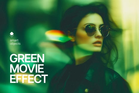 Green Movie Photo Template - Creative Store