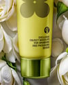 Matte Cosmetic Tube in Flowers Mockup