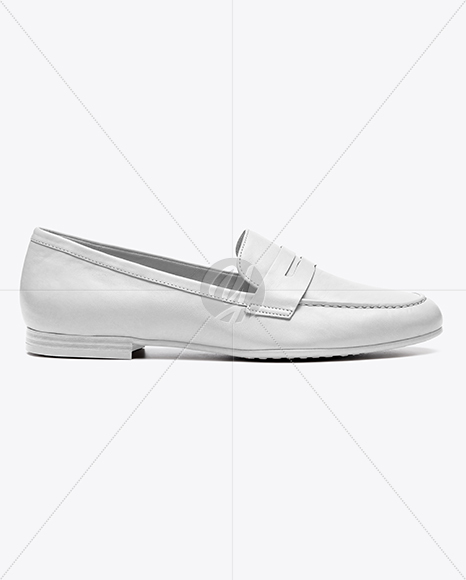 Women's Leather Loafer Mockup