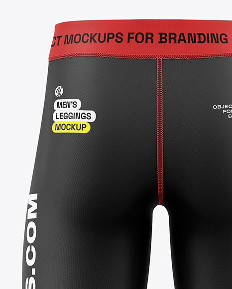 3/4 Men's Leggings Mockup