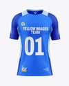 Training Short Sleeve Jersey Mockup - Front View