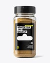 Plastic Jar with Asafoetida Spice Mockup
