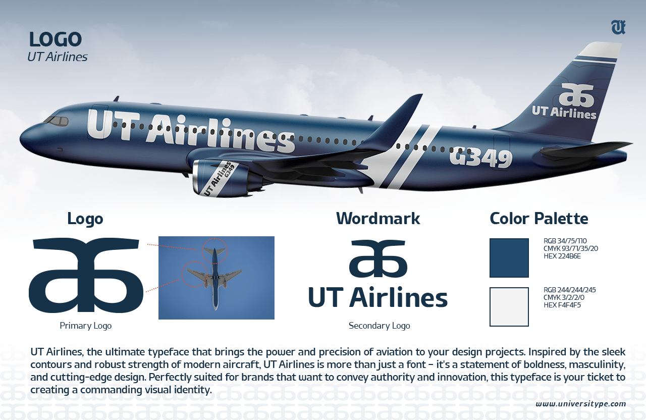 UT Airlines - A Humanist Sans Serif Font