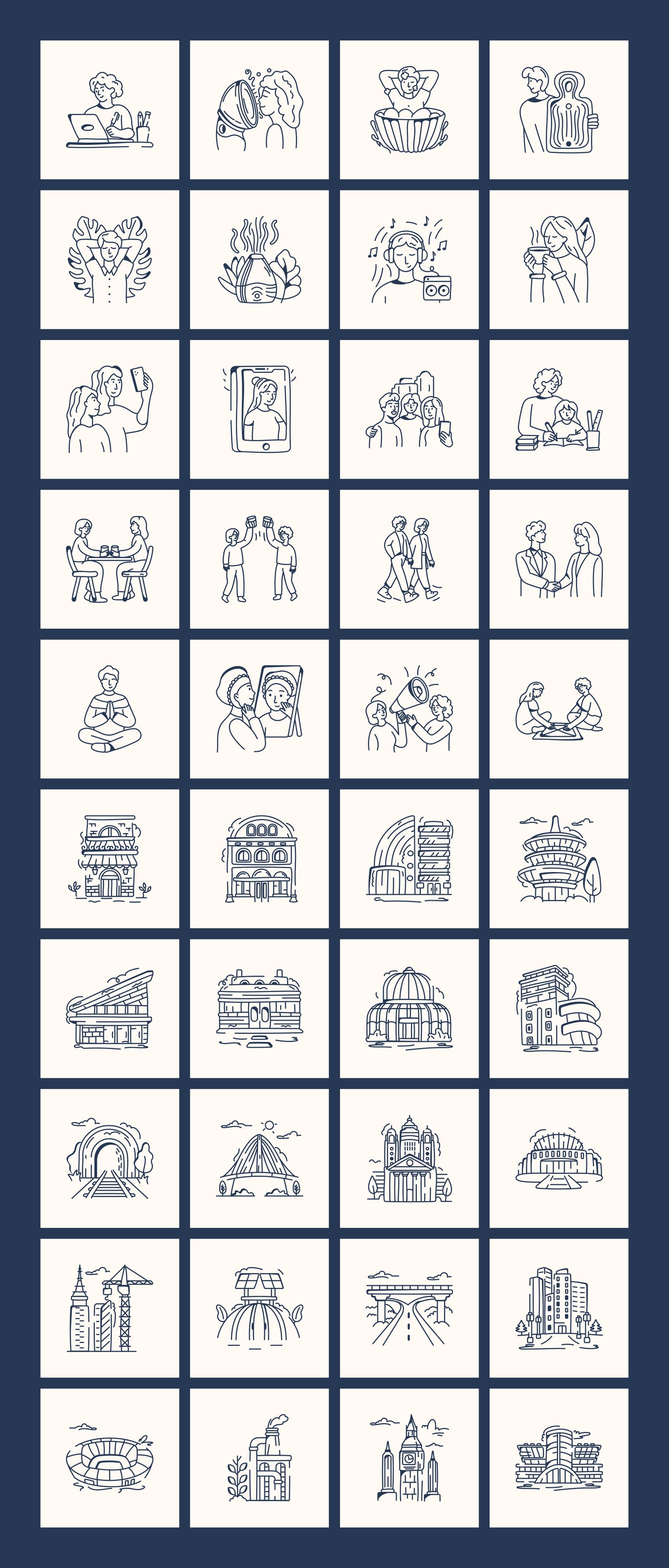 Urban and Lifestyle Illustrations Bundle