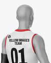 Full Basketball Kit Mockup - Back Half Side View