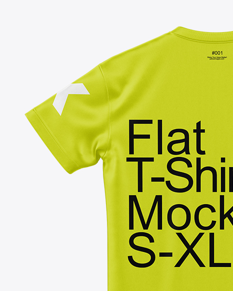 T-Shirt Mockup - Back View