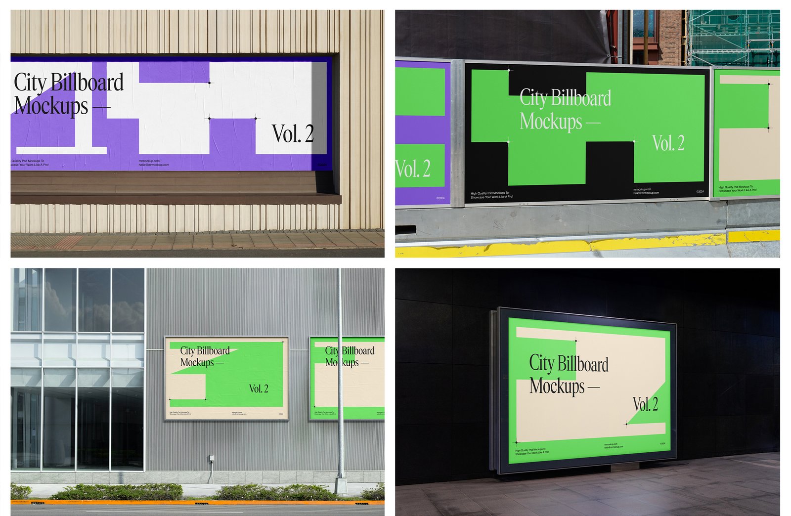 City Billboard Mockups Vol.2